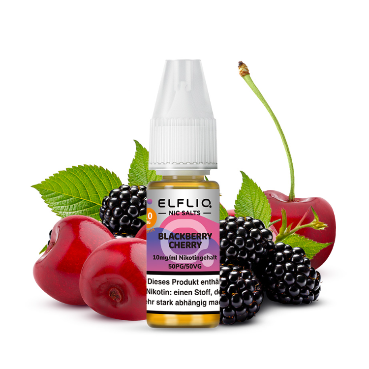 ELFLIQ - Blackberry Cherry - Nikotinsalz Liquid 10ml