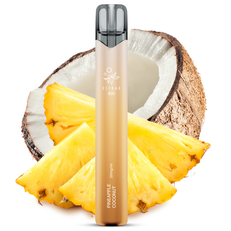 Elfbar 800 Einweg E-Zigarette - Pineapple Coconut 20 mg/ml
