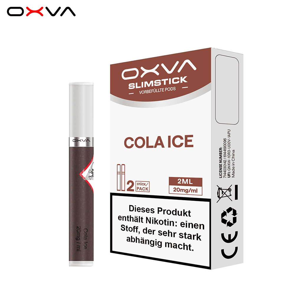 2x Oxva Slimstick Einweg Pod - Cola Ice - 20mg Nikotinsalz 2ml