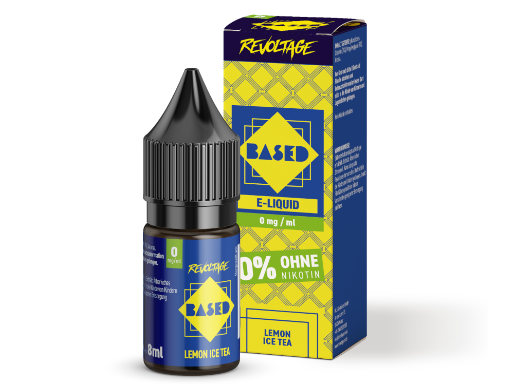 Revoltage - BASED - Lemon Ice Tea Hybrid Nikotinsalz Liquid 8 ml