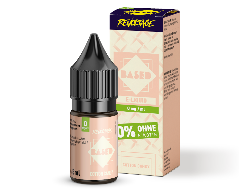 Revoltage - BASED - Cotton Candy Hybrid Nikotinsalz Liquid 8 ml