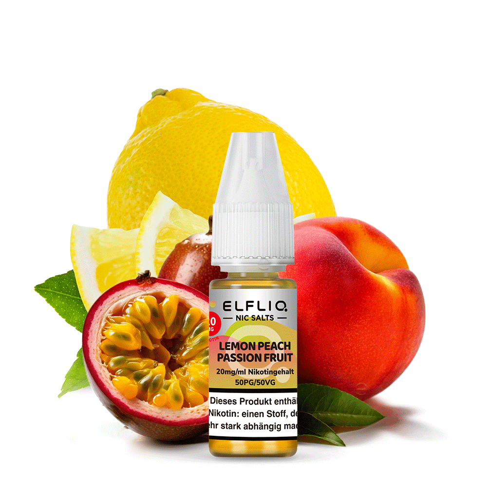 ELFLIQ - Lemon Peach Passion Fruit - Nikotinsalz Liquid