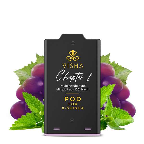 X-Shisha  by  X-Bar  Pod  -  Visha  -  Chapter  1  0mg