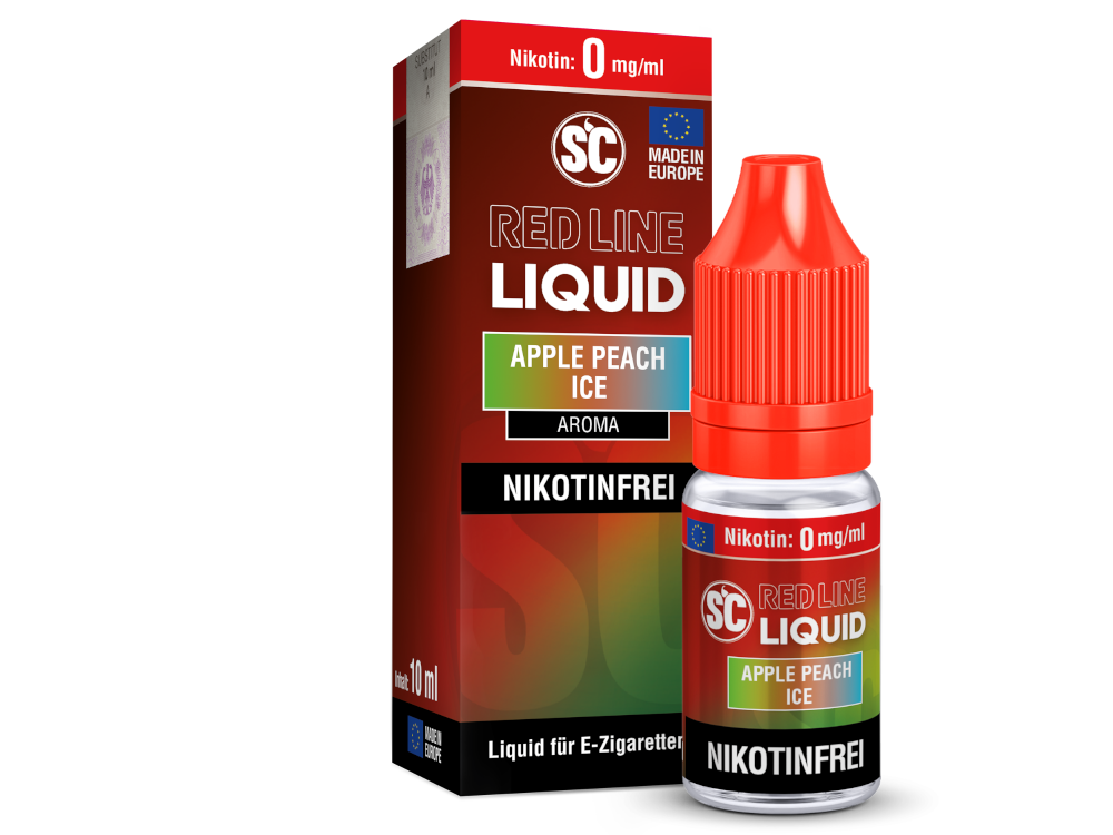 SC - Red Line - Apple Peach Ice - Nikotinsalz Liquid