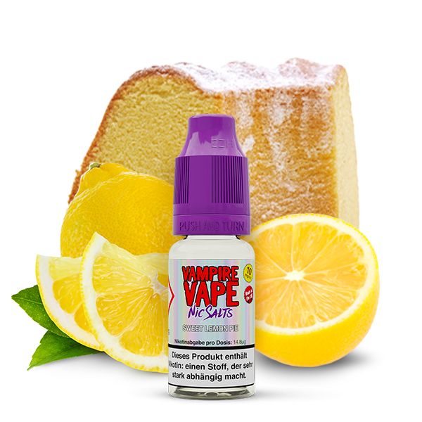 Vampire Vape - Sweet Lemon Pie - Nikotinsalz Liquid