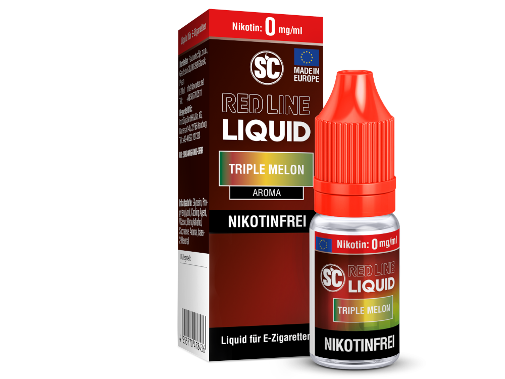 SC - Red Line - Triple Melon - Nikotinsalz Liquid