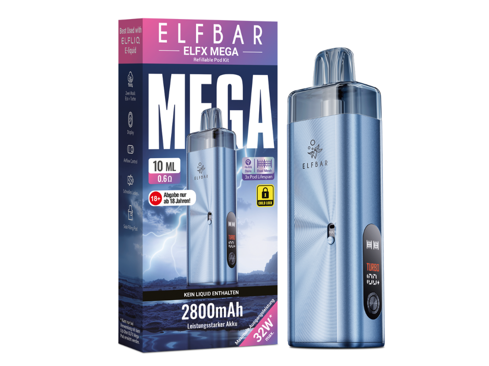 Elfbar - Elfx Mega E-Zigaretten Set