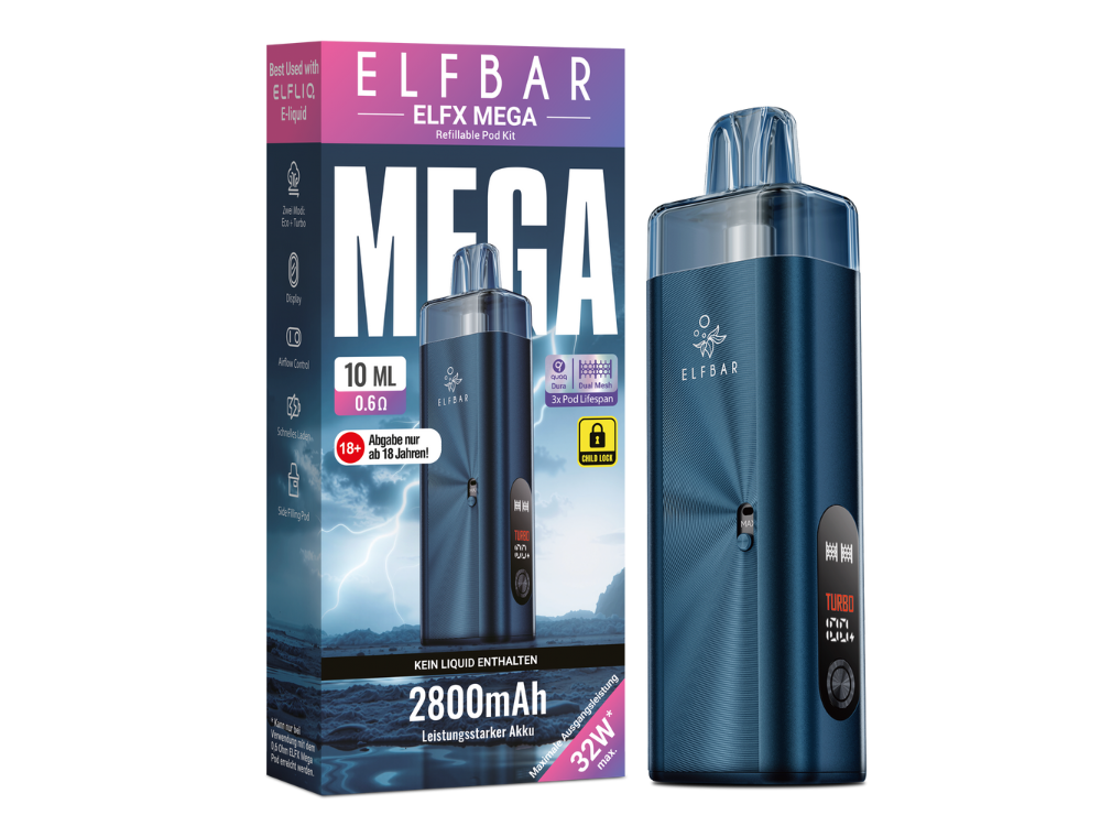 Elfbar - Elfx Mega E-Zigaretten Set