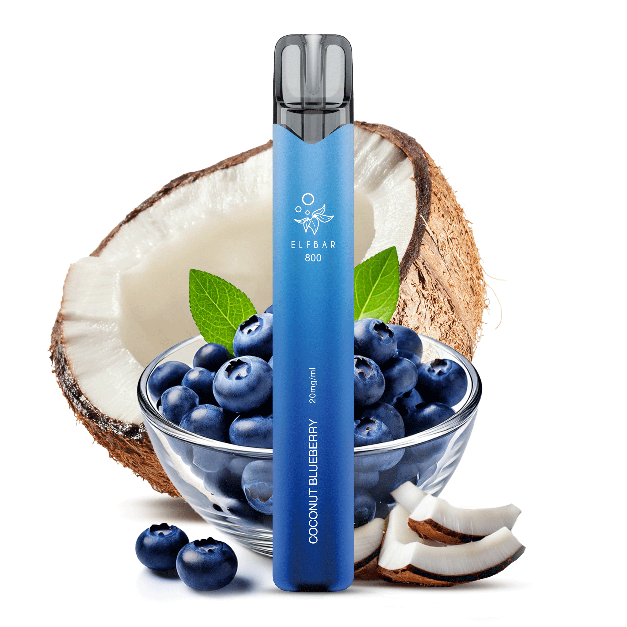Elfbar 800 Einweg E-Zigarette - Coconut Blueberry 20 mg/ml