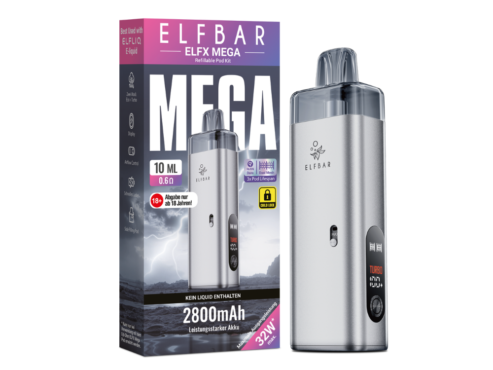 Elfbar - Elfx Mega E-Zigaretten Set