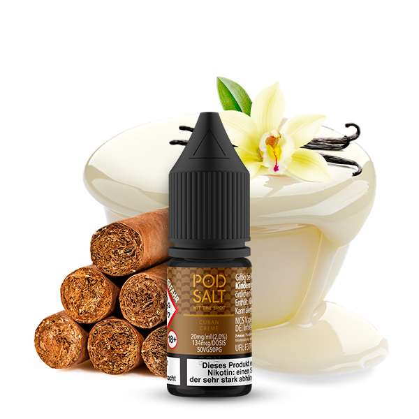 Pod Salt Origin - Cuban Creme - Nikotinsalz Liquid