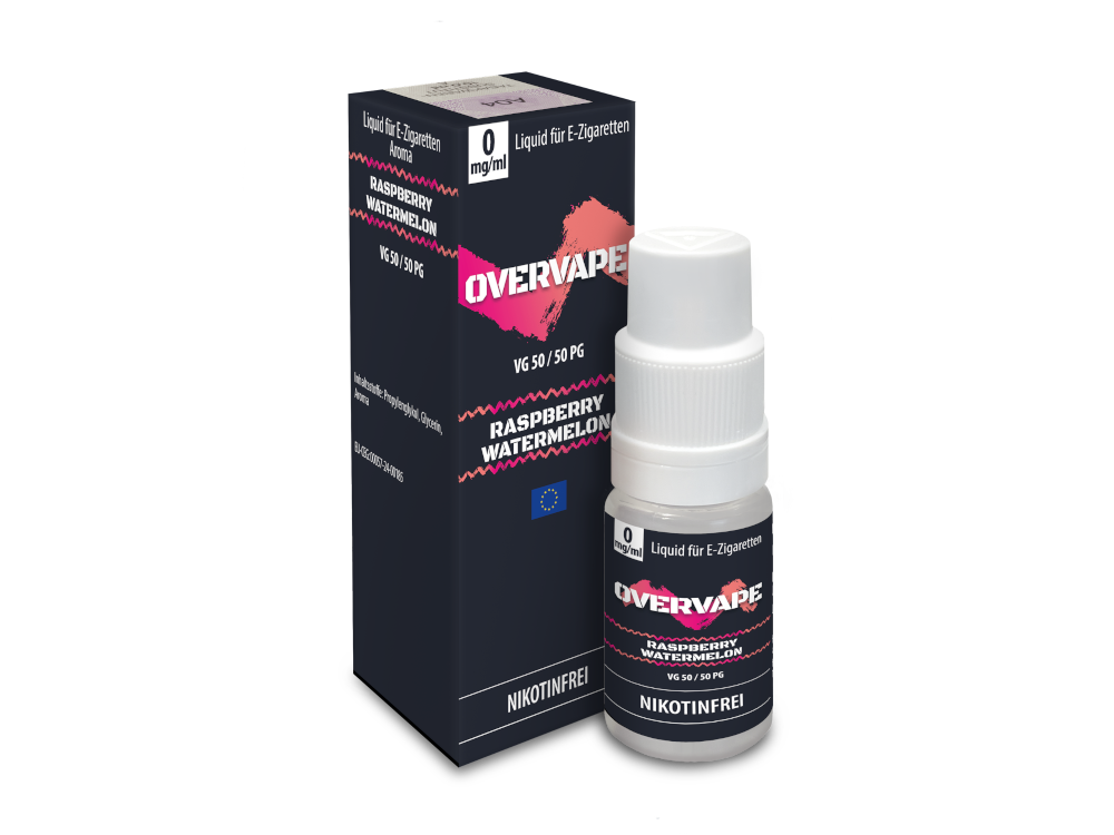 Overvape - Raspberry Watermelon - Nikotinsalz Liquid