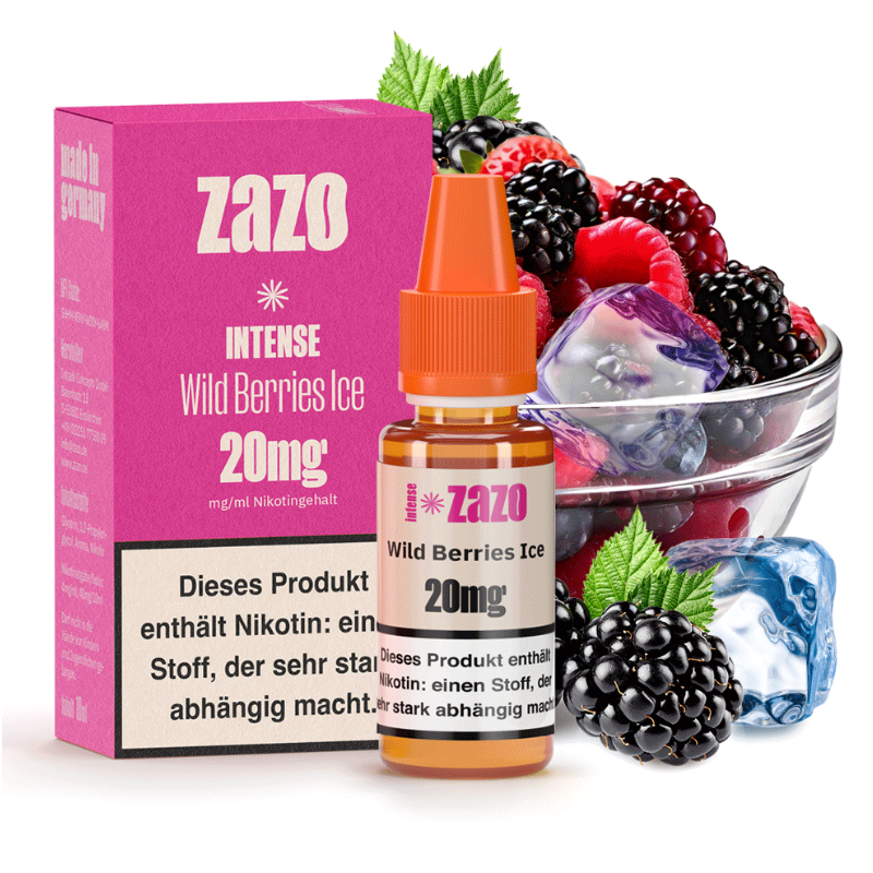 ZAZO INTENSE Wild Berries Ice Nikotinsalz Liquid