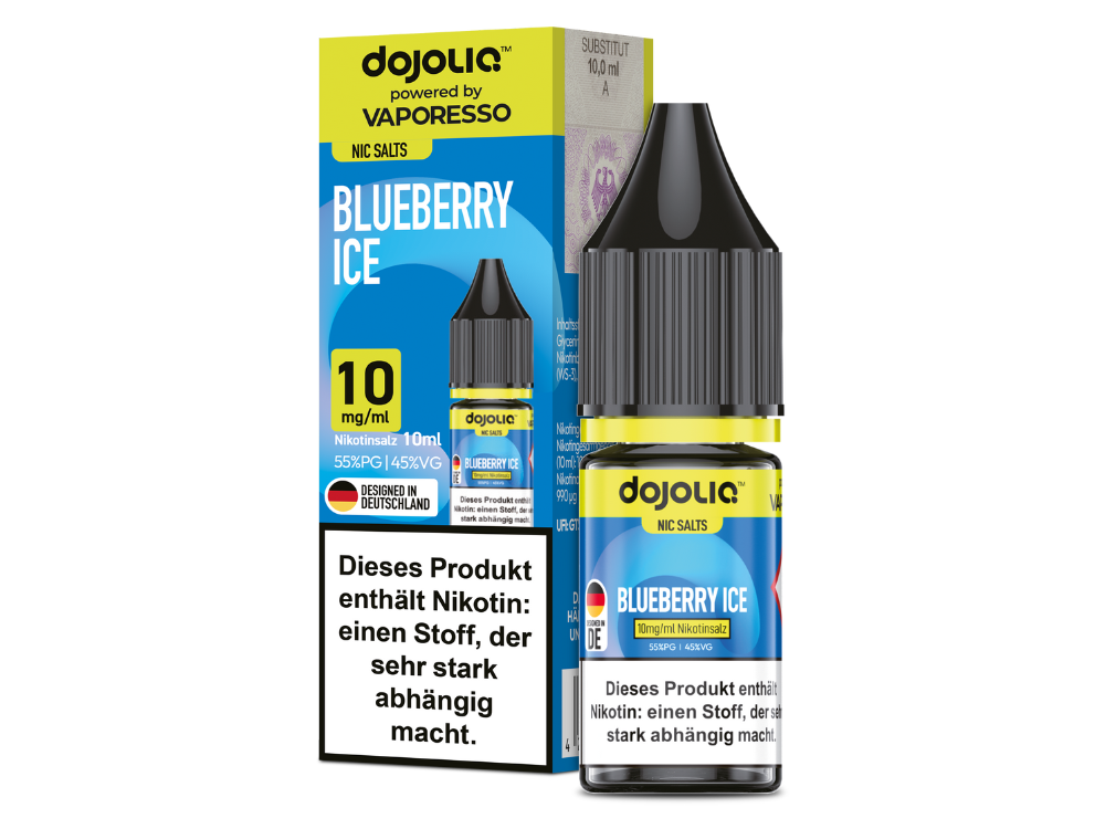 Dojoliq - Blueberry Ice - Nikotinsalz Liquid