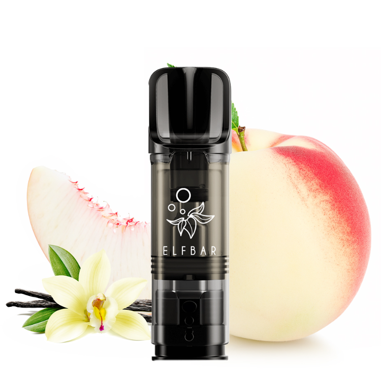 Elfbar - Elfa Pod Vanilla White Peach 20 mg/ml (2 Stück pro Packung)