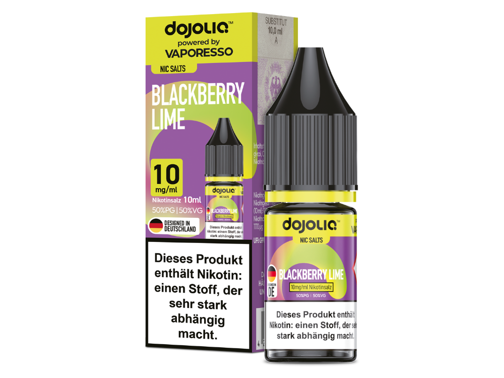 Dojoliq - Blackberry Lime - Nikotinsalz Liquid