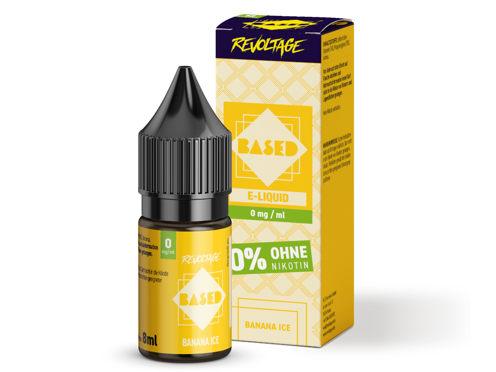 Revoltage - BASED - Banana Ice Hybrid Nikotinsalz Liquid 8 ml