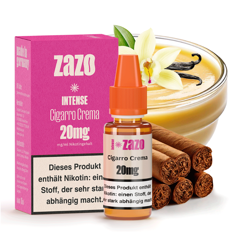 ZAZO INTENSE Cigarro Crema Nikotinsalz Liquid