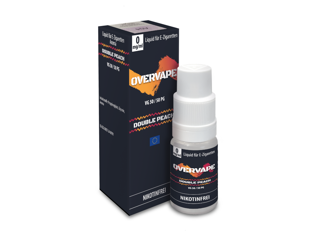 Overvape - Double Peach - Nikotinsalz Liquid