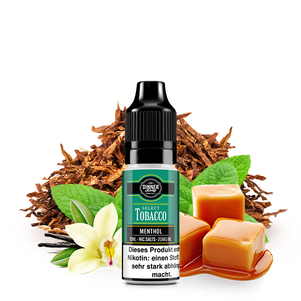 Dinner Lady Select Tobacco - Menthol Nikotinsalz Liquid
