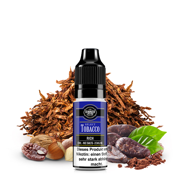 Dinner Lady Select Tobacco - Rich Nikotinsalz Liquid 