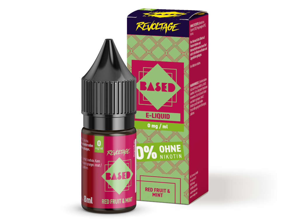 Revoltage - BASED - Red Fruit Mint Hybrid Nikotinsalz Liquid 8 ml