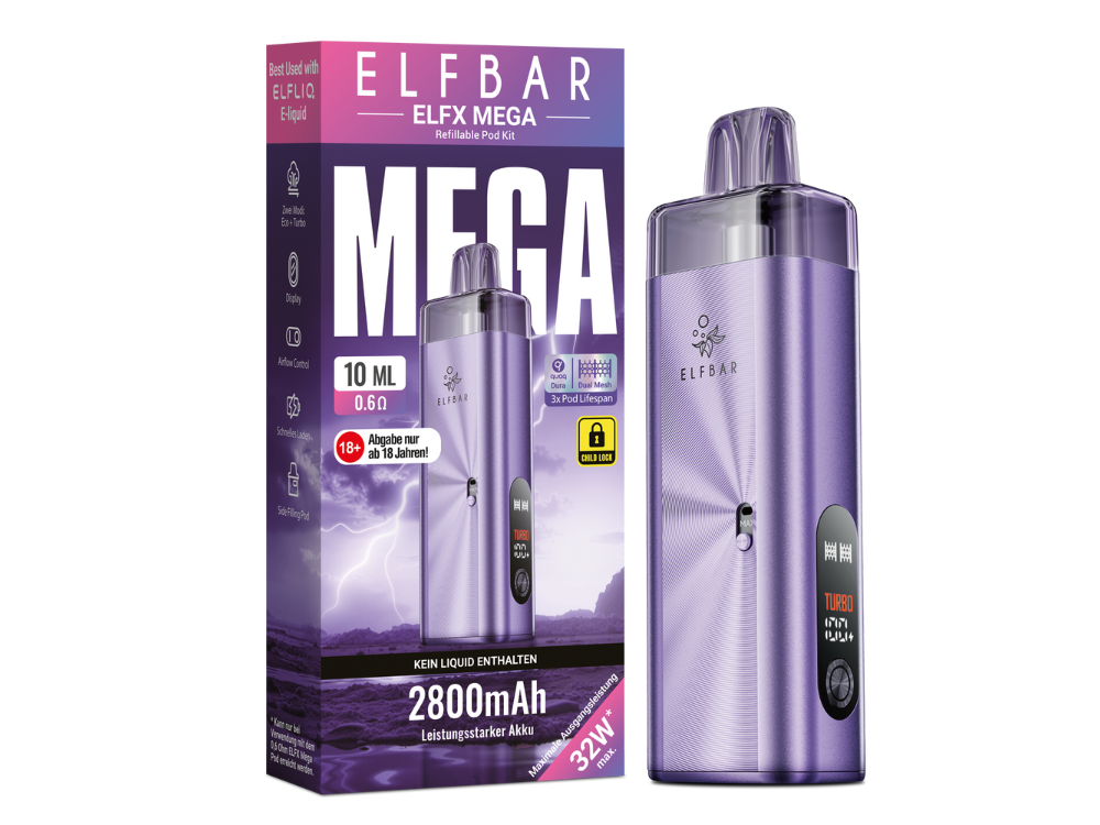 Elfbar - Elfx Mega E-Zigaretten Set