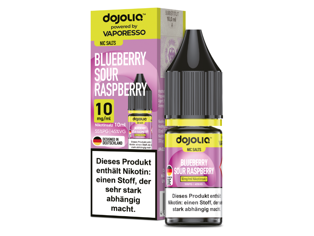 Dojoliq - Blueberry Sour Raspberry - Nikotinsalz Liquid