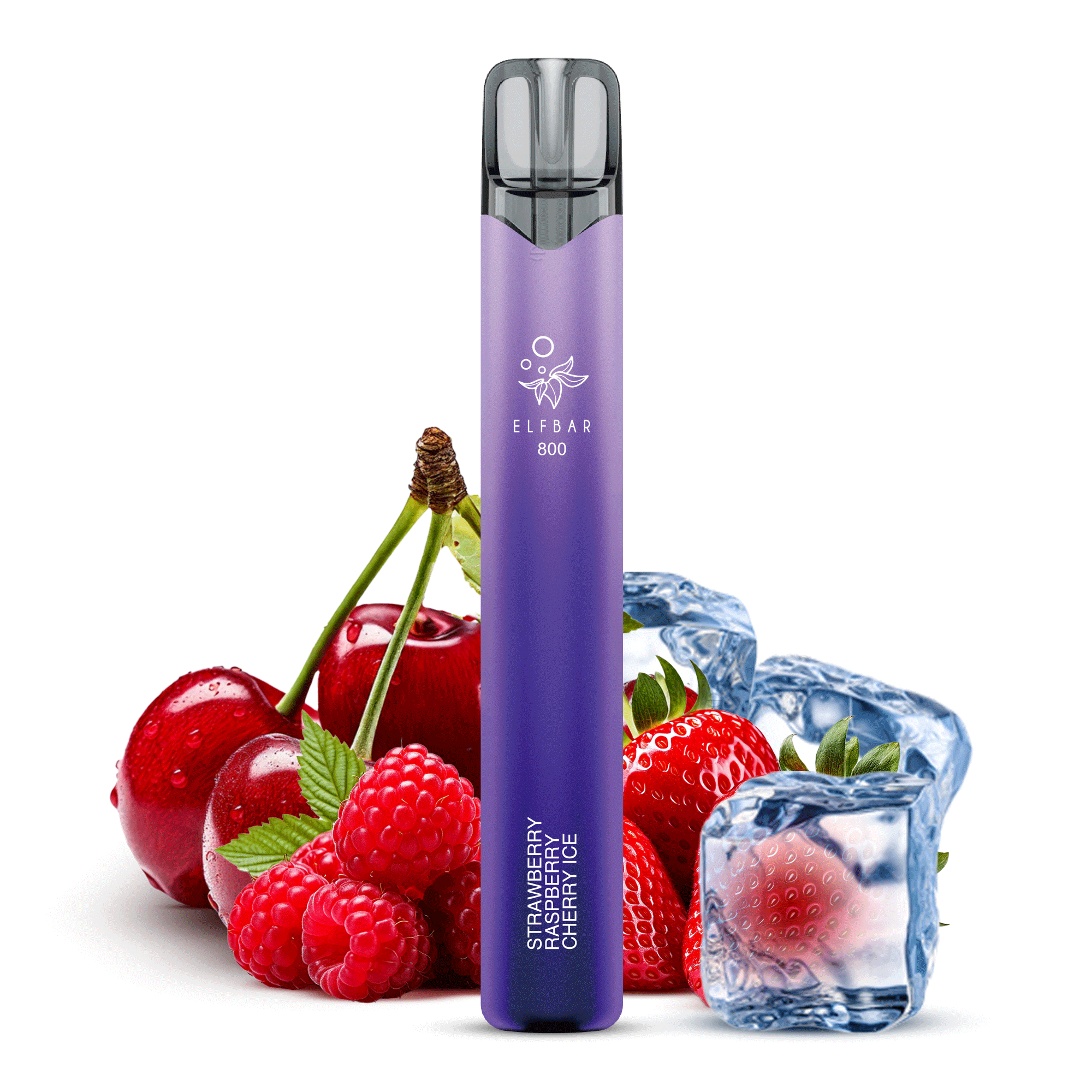 Elfbar 800 Einweg E-Zigarette - Strawberry Raspberry Cherry Ice 20 mg/ml
