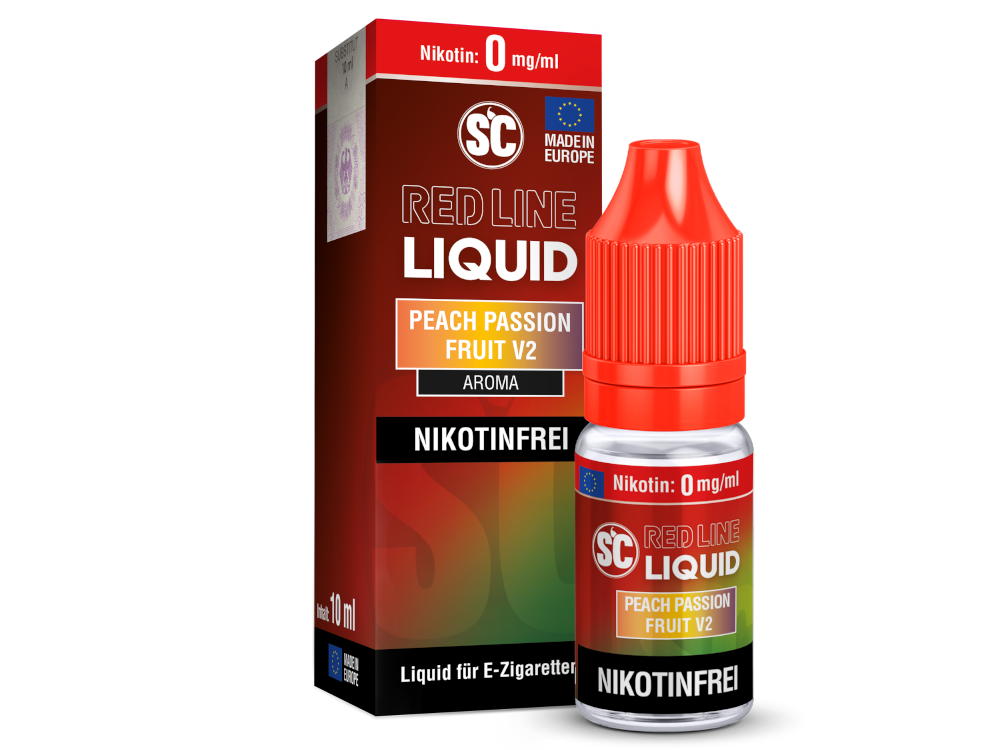 SC - Red Line - Peach Passion Fruit V2 - Nikotinsalz Liquid