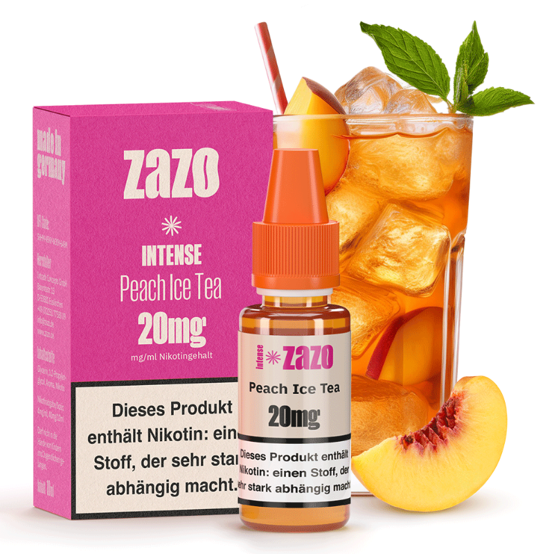 ZAZO INTENSE Peach Ice Tea Nikotinsalz Liquid