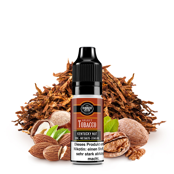 Dinner Lady Select Tobacco - Kentucky Nut Nikotinsalz Liquid