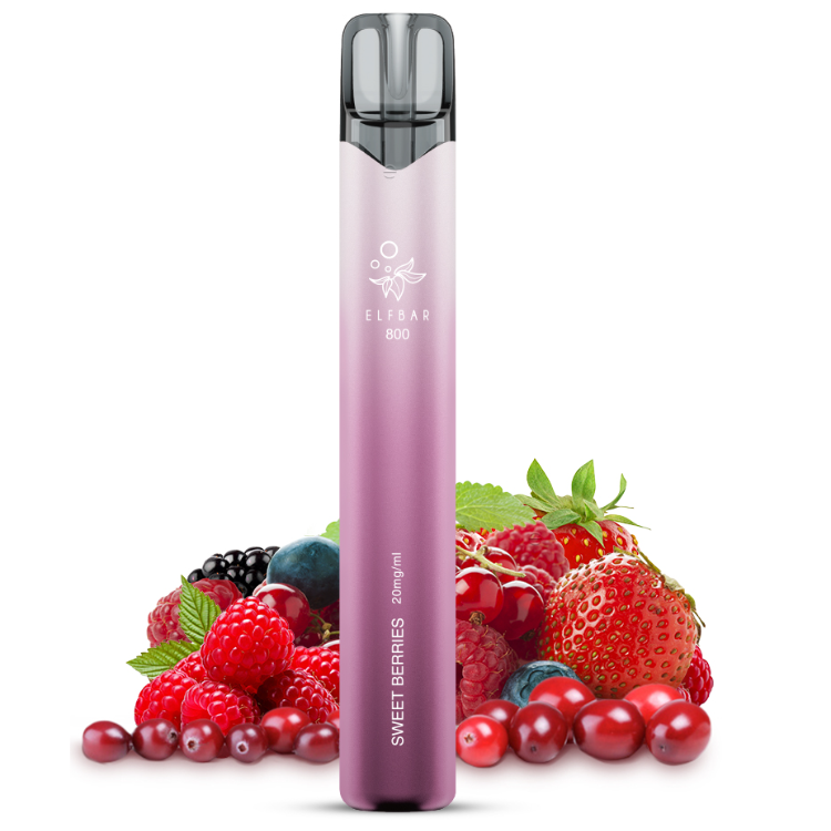 Elfbar 800 Einweg E-Zigarette - Sweet Berries 20 mg/ml