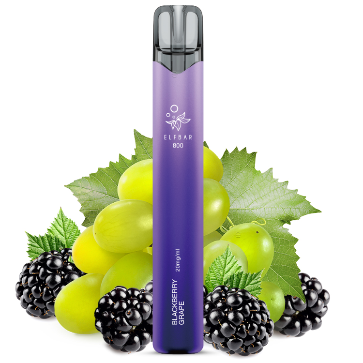 Elfbar 800 Einweg E-Zigarette - Blackberry Grape 20 mg/ml