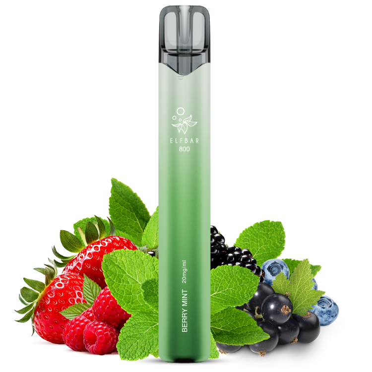 Elfbar 800 Einweg E-Zigarette - Berry Mint 20 mg/ml