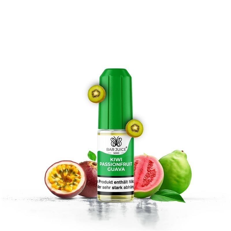 Bar Juice 5000 Kiwi Passionfruit Guava Nikotinsalz Liquid 10 ml