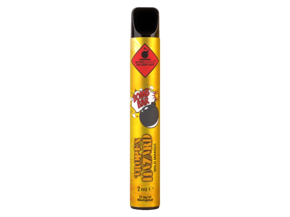 BangJuice - Bomb Bar Einweg E-Zigarette - Tropenhazard Wild Mango 10 mg/ml