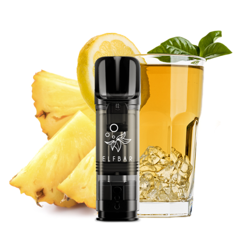 2x Elfbar ELFA CP Prefilled Pod - Pineapple Lemon Qi 20mg