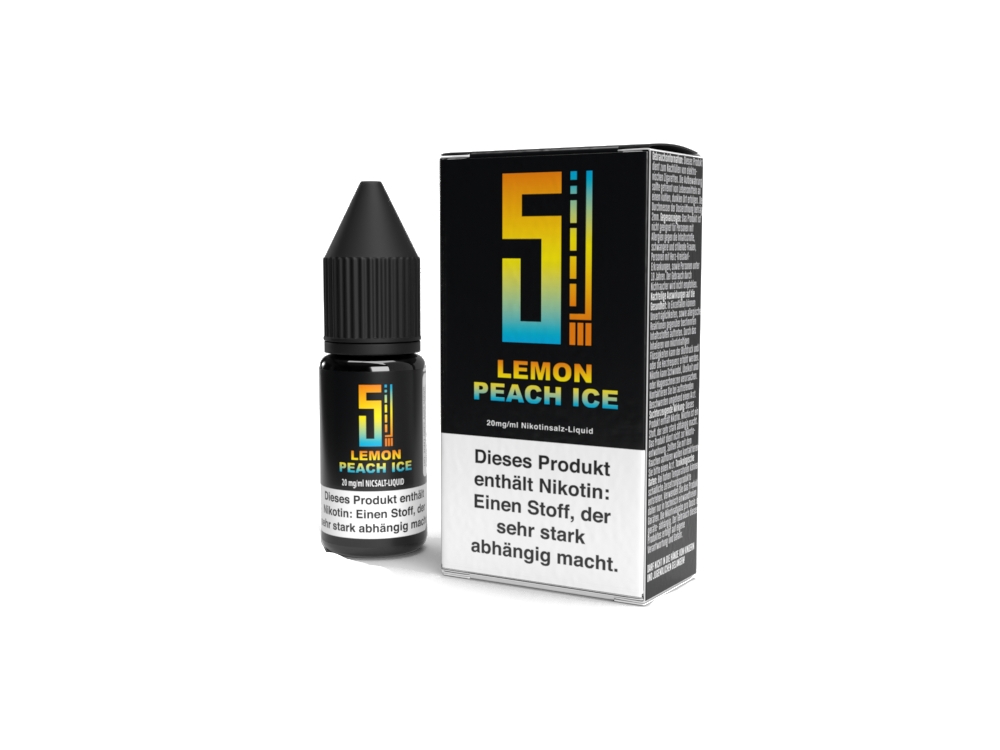 5EL - Lemon Peach Ice - Nikotinsalz Liquid 20 mg/ml