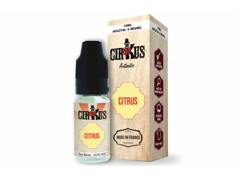 Authentic CirKus Citrus E-Zigaretten Liquid