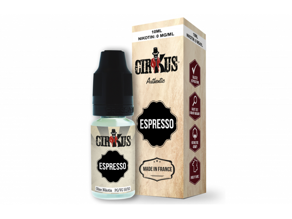 Authentic CirKus Espresso E-Zigaretten Liquid