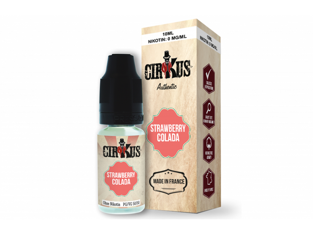 Authentic CirKus Strawberry Colada E-Zigaretten Liquid