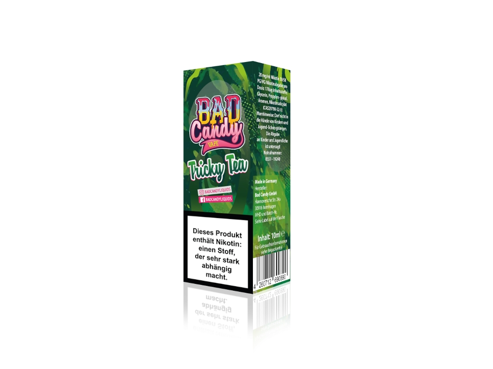 Bad Candy Liquids - Tricky Tea - Nikotinsalz Liquid 20mg/ml