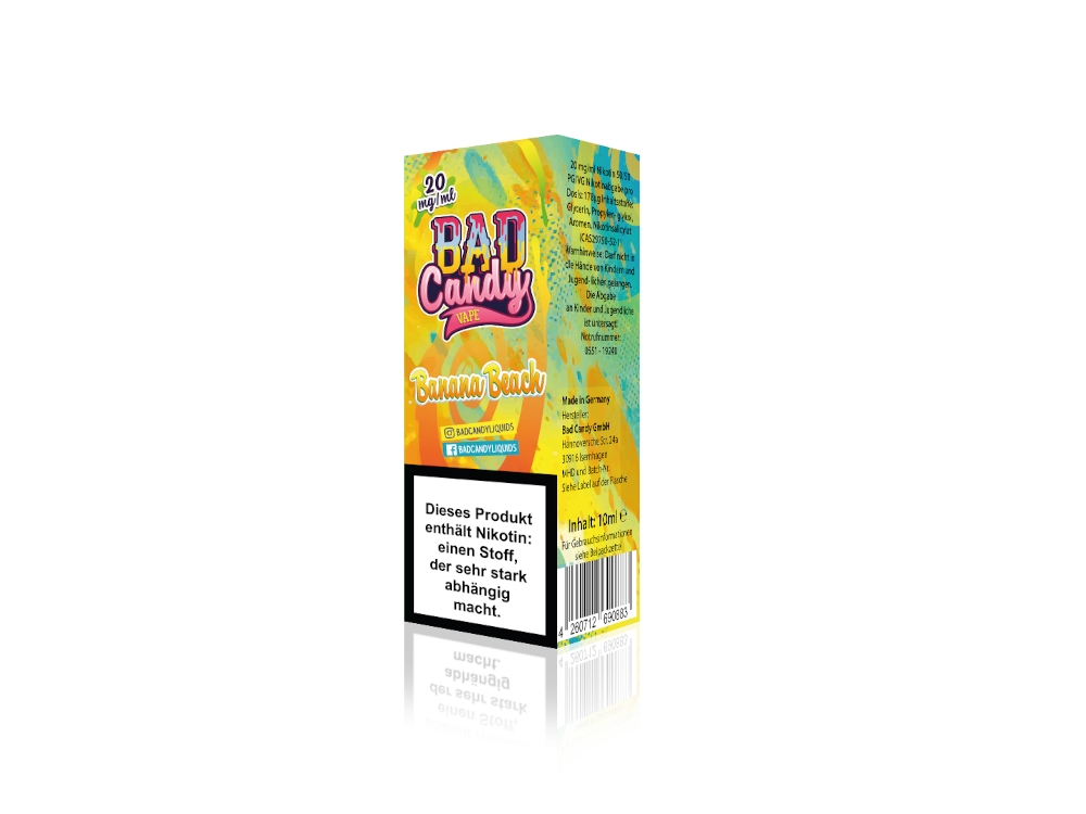 Bad Candy Liquids - Banana Beach - Nikotinsalz Liquid 20mg/ml