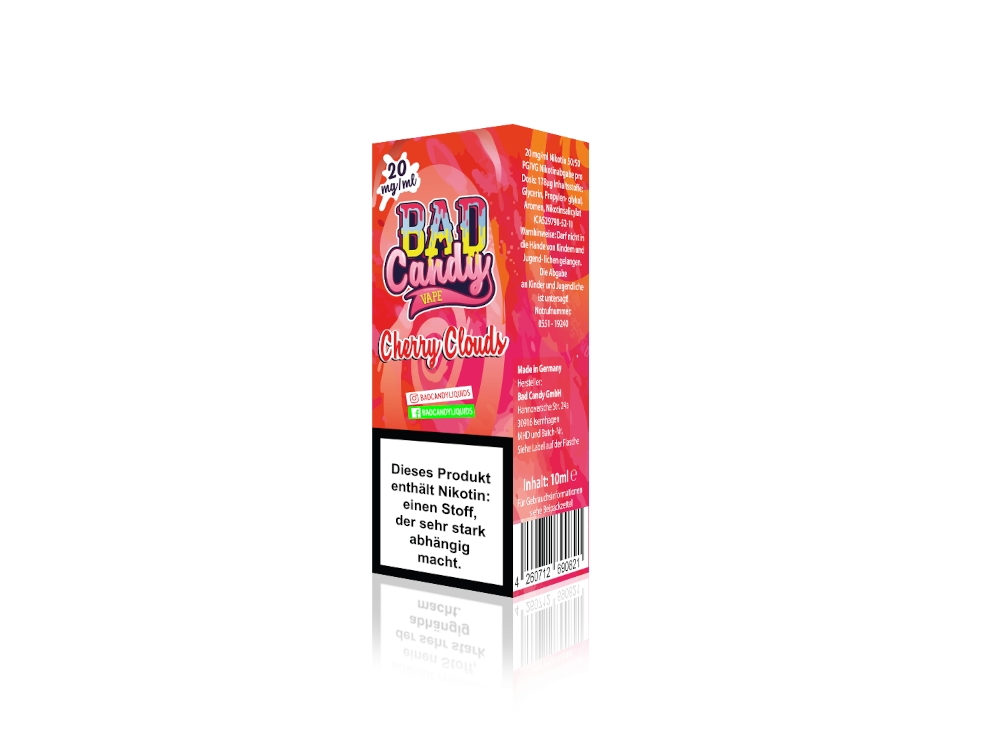 Bad Candy Liquids - Cherry Cloud - Nikotinsalz Liquid 20mg/ml