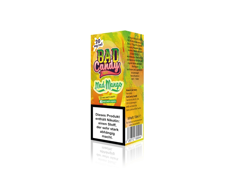 Bad Candy Liquids - Mad Mango - Nikotinsalz Liquid 20mg/ml