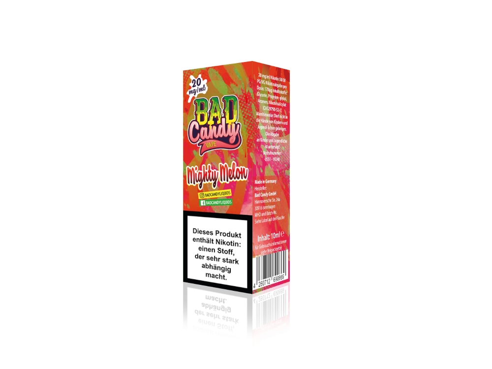 Bad Candy Liquids - Mighty Melon - Nikotinsalz Liquid 20mg/ml