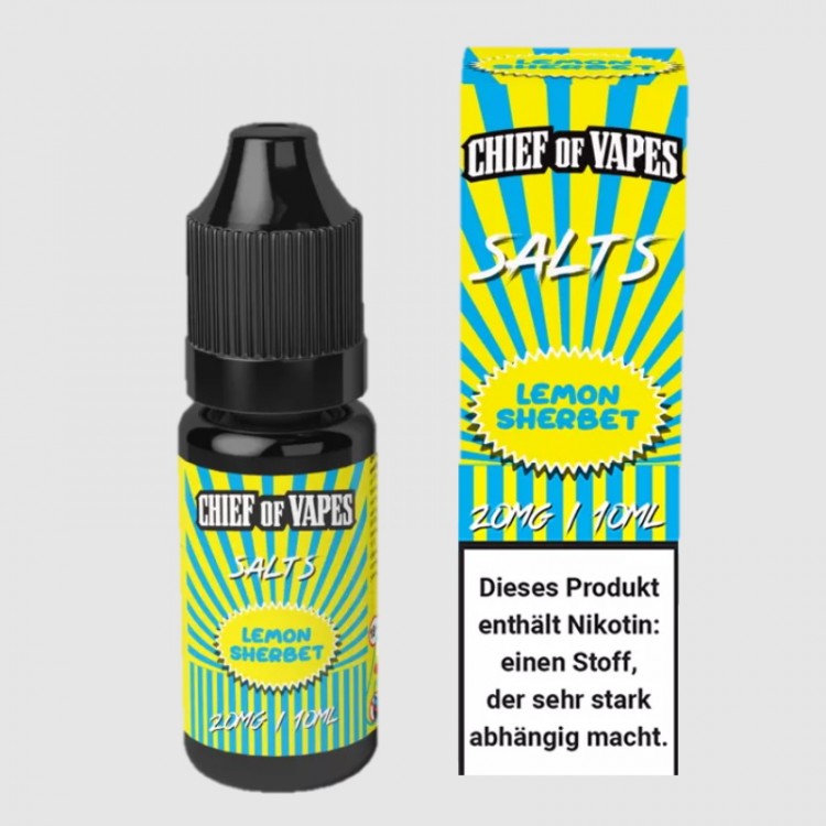 Chief of Vapes - Lemon Sherbet - Nikotinsalz Liquid 20mg/ml