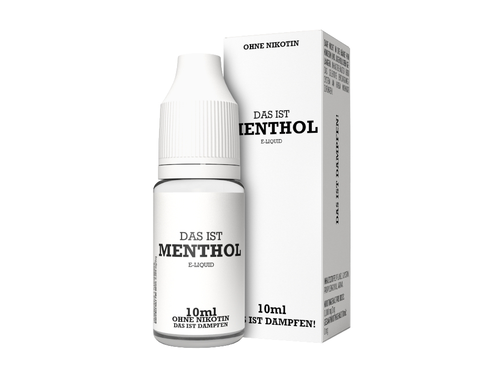 Das ist Dampfen - Menthol E-Zigaretten Liquid