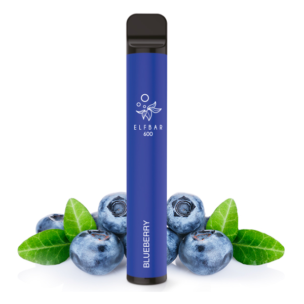 Elfbar 600 Einweg E-Zigarette ST - Blueberry 0 mg